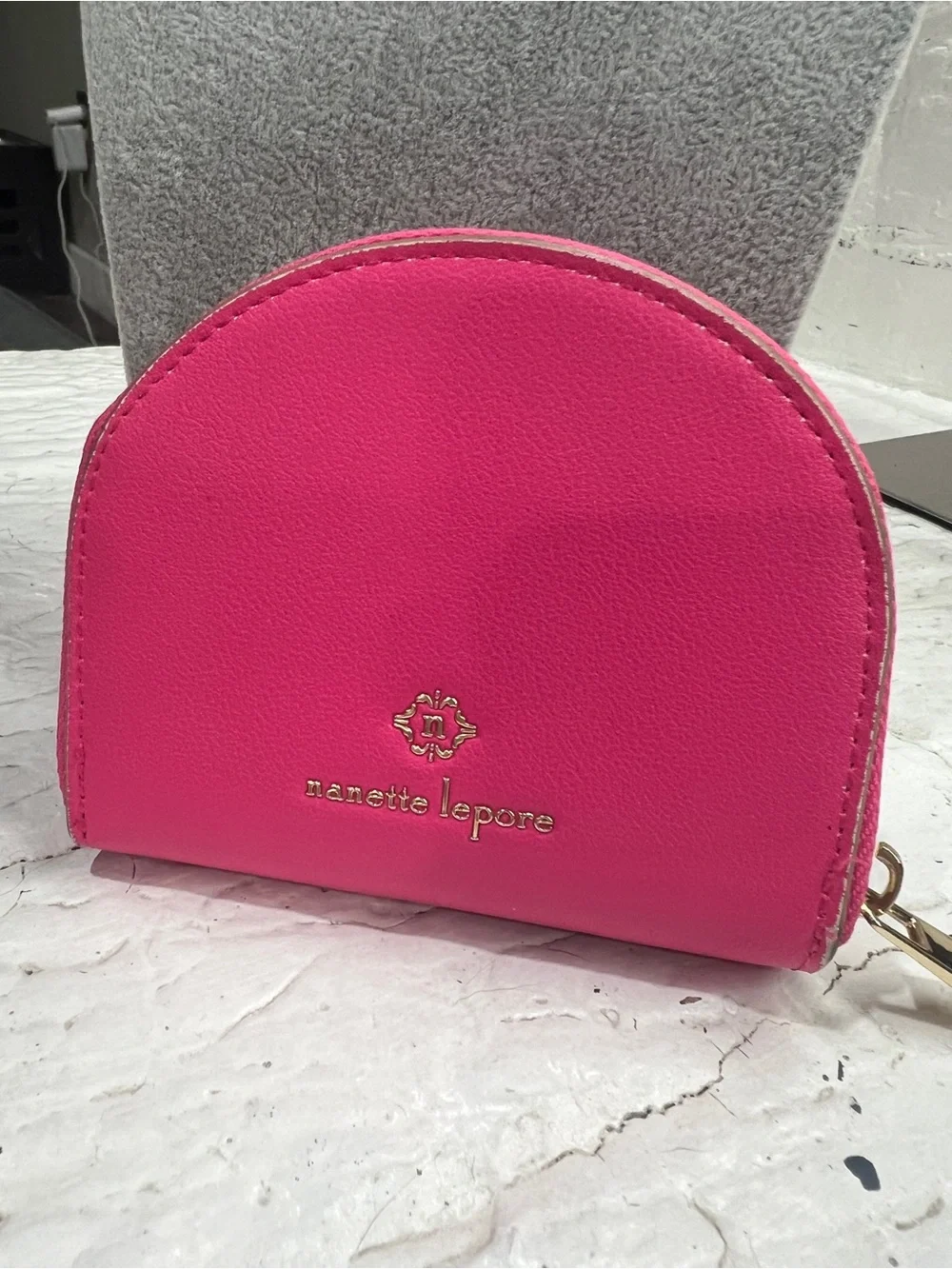 bright pink Nanette Lepore wallet